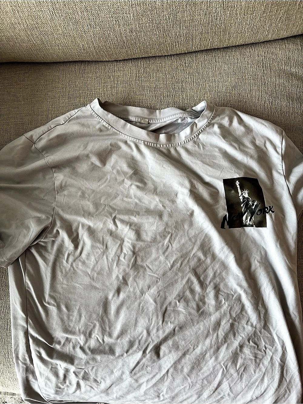 Faded Brooklyn Bridge New York graphic tee Graphic Tee in White Size Large Like